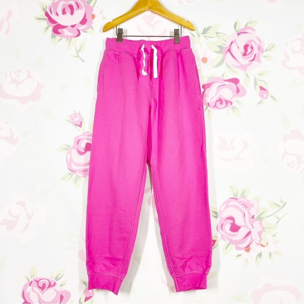 Hanna Andersson Pink Classic Sweatpants Joggers 10 Girl - Picture 1 of 8